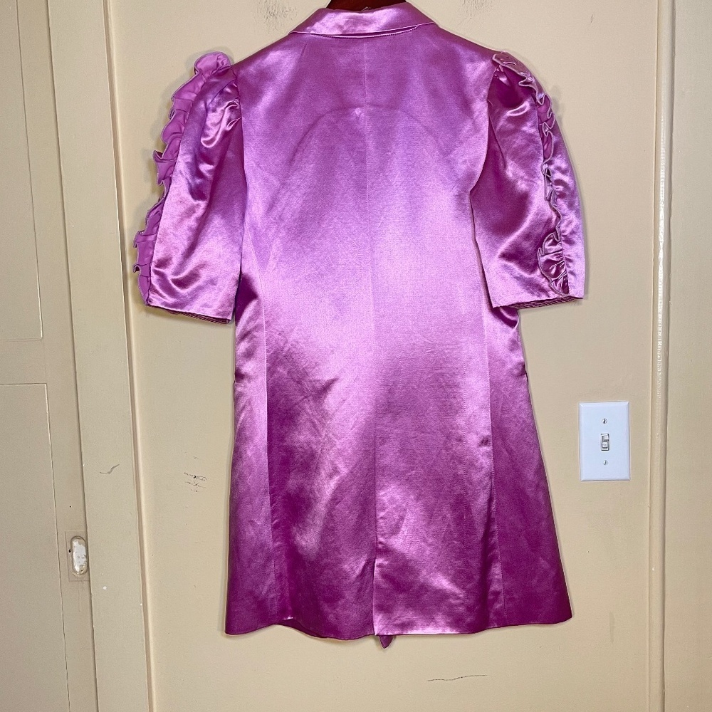 Silk Cynthia Rowley Satin Jacket - Picture 2 of 9